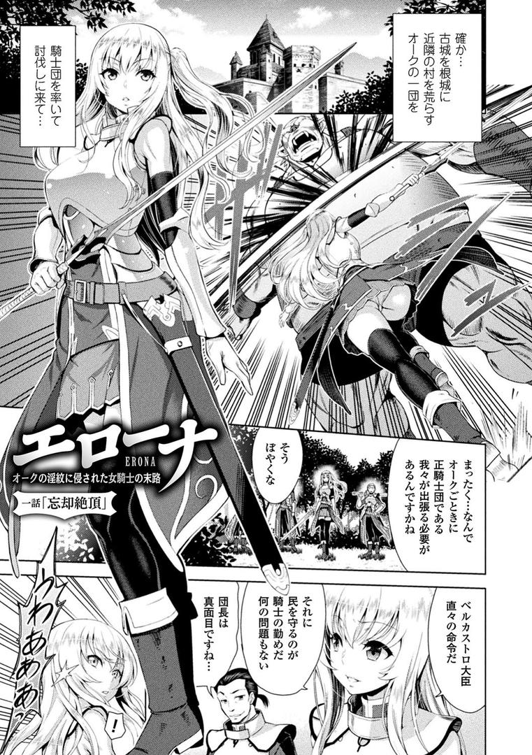 【エロ漫画】エローナ オークの淫紋に侵された女騎士の末路（山田ゴゴゴ）【b073bktcm02211】