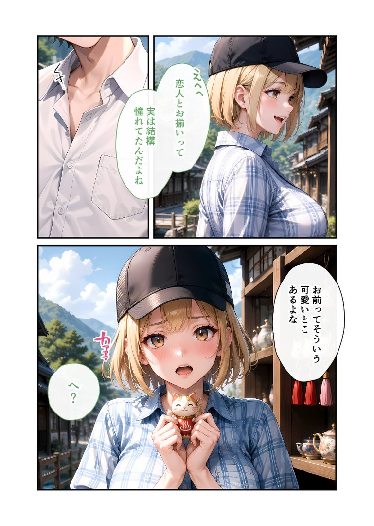 いちゃLOVE純情ベッドルーム 〜恋人になった君と、湯けむりに包まれるとろ甘温泉旅行〜 モザイク版｜いんちゃるの｜エロ漫画 4ページ目