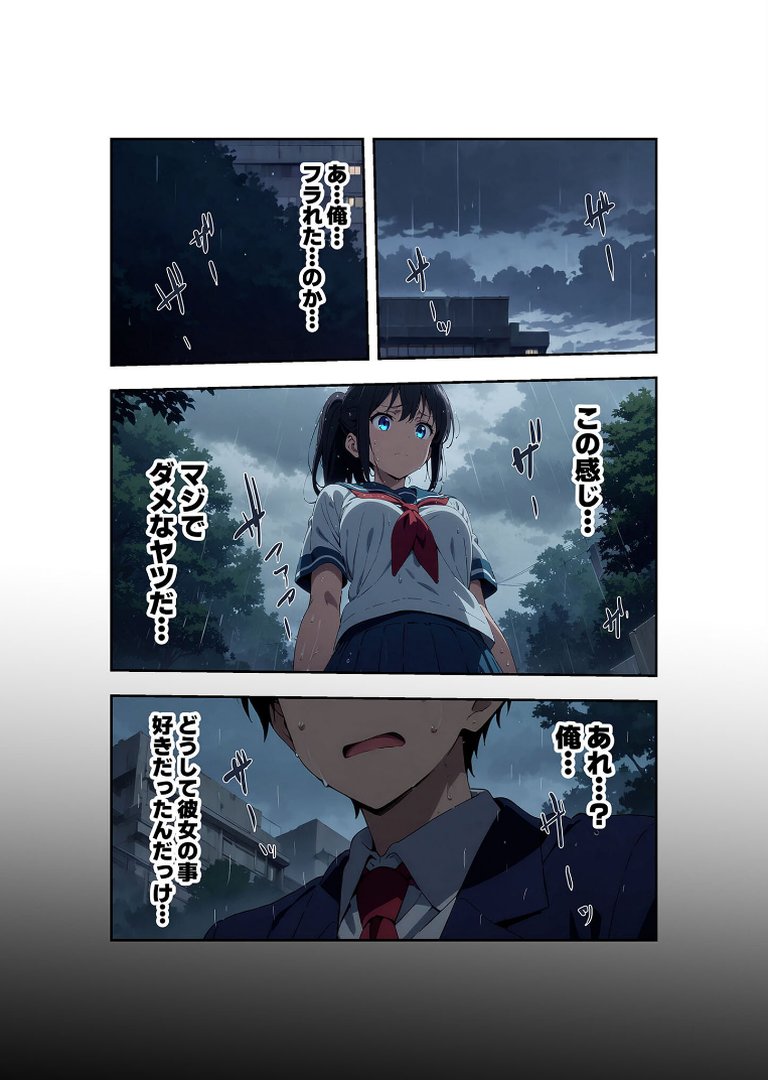 【全4作収録】びしょ濡●●● セット版 〜この子たち…気が狂うまで雨の中●されます〜 モザイク版｜ばななメモリアル｜エロ漫画 5ページ目