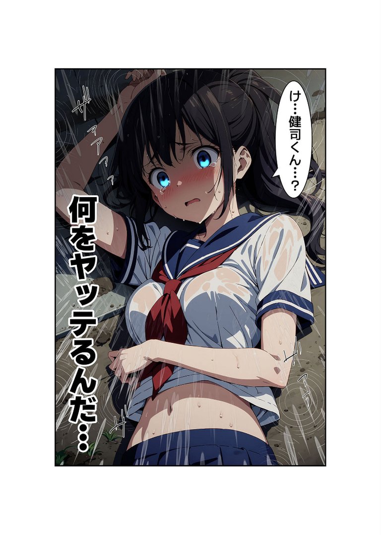 【全4作収録】びしょ濡●●● セット版 〜この子たち…気が狂うまで雨の中●されます〜 モザイク版｜ばななメモリアル｜エロ漫画 11ページ目