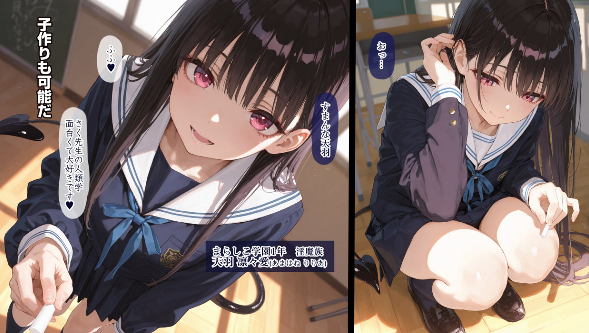 【エロ漫画】清楚サキュバス 世界が魔界と繋がって早10年 オレが教え子の搾精指導担当ってマジ?【棒消し修正版】(EchicalH)【s886atrlw01107】 清楚サキュバス 世界が魔界と繋がって早10年 オレが教え子の搾精指導担当ってマジ?【棒消し修正版】|EchicalH|エロ漫画 5ページ目