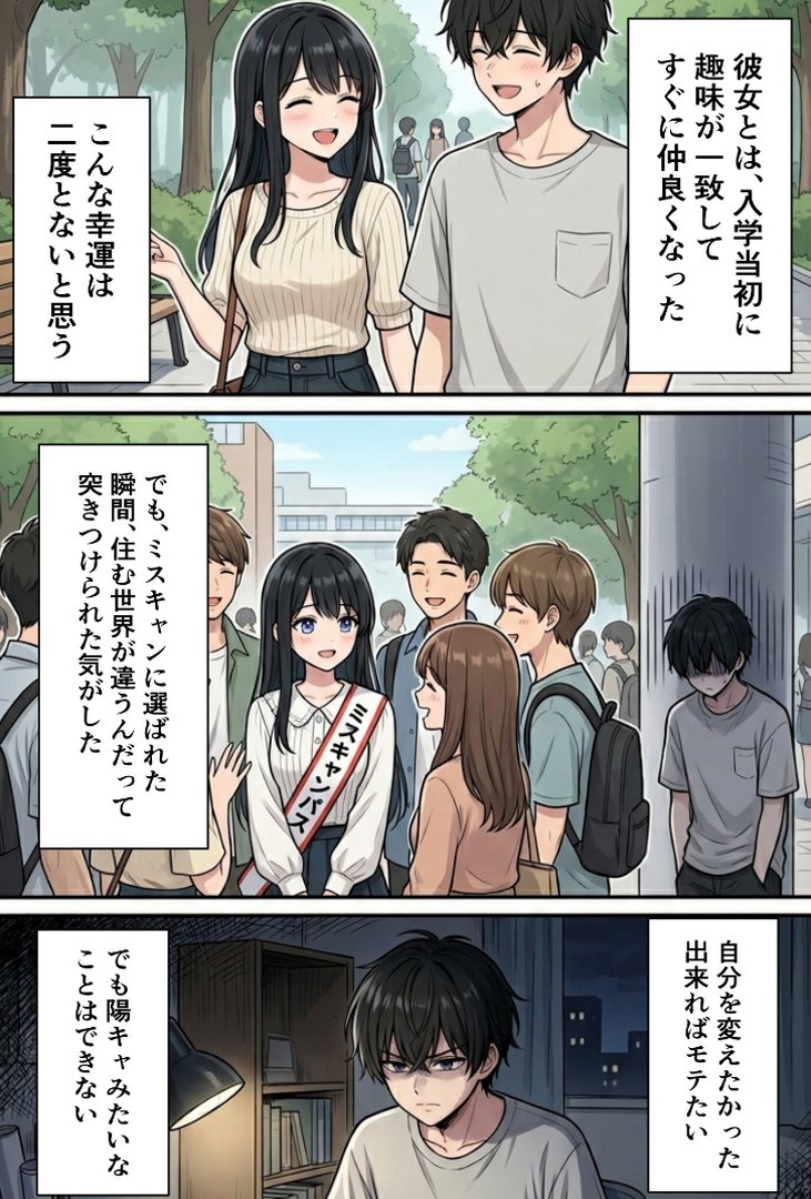 裏垢男子のマッサージで堕ちるミスキャンパス【白抜き修正版】｜千暮ゆき｜エロ漫画 1ページ目