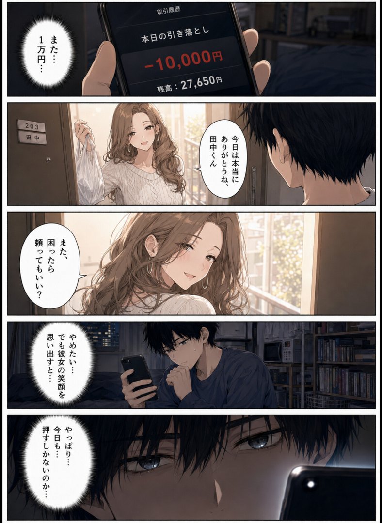 押すたび、1万円消えるボタン…その度に隣の人妻が誘惑してくる。【モザイク版】｜かわいいラボ｜エロ漫画 12ページ目