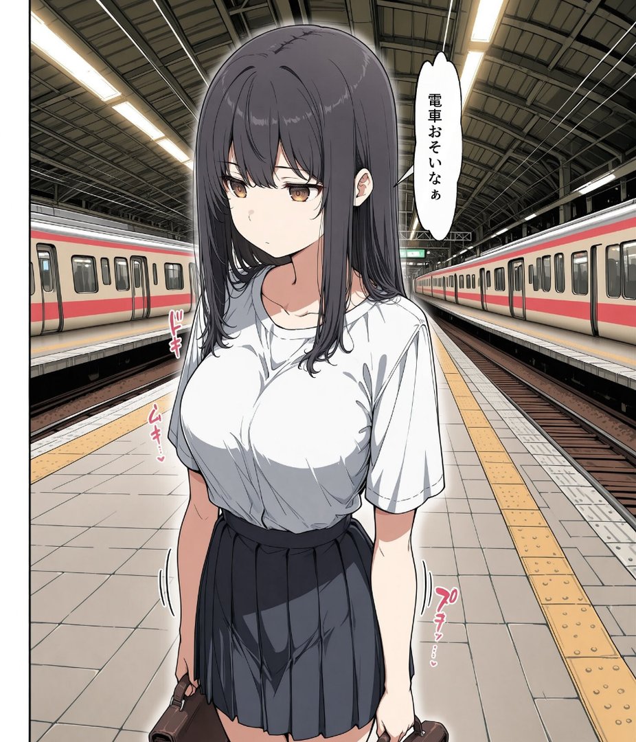 真面目な女子校生が朝の満員電車で執拗に痴●された話【モザイク版】｜かわいいラボ｜エロ漫画 2ページ目