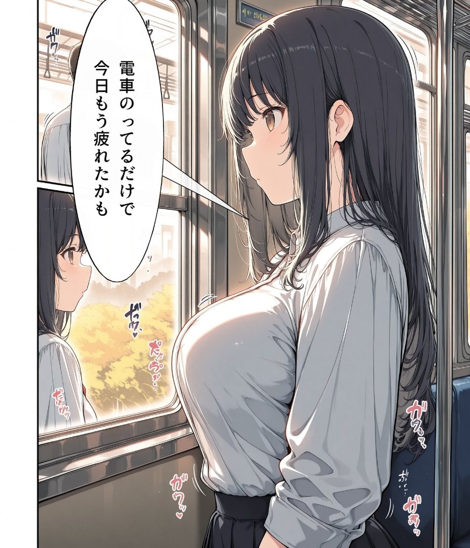 真面目な女子校生が朝の満員電車で執拗に痴●された話【モザイク版】｜かわいいラボ｜エロ漫画 6ページ目