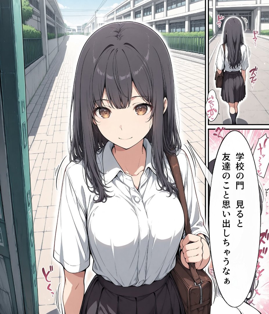真面目な女子校生が朝の満員電車で執拗に痴●された話【モザイク版】｜かわいいラボ｜エロ漫画 7ページ目