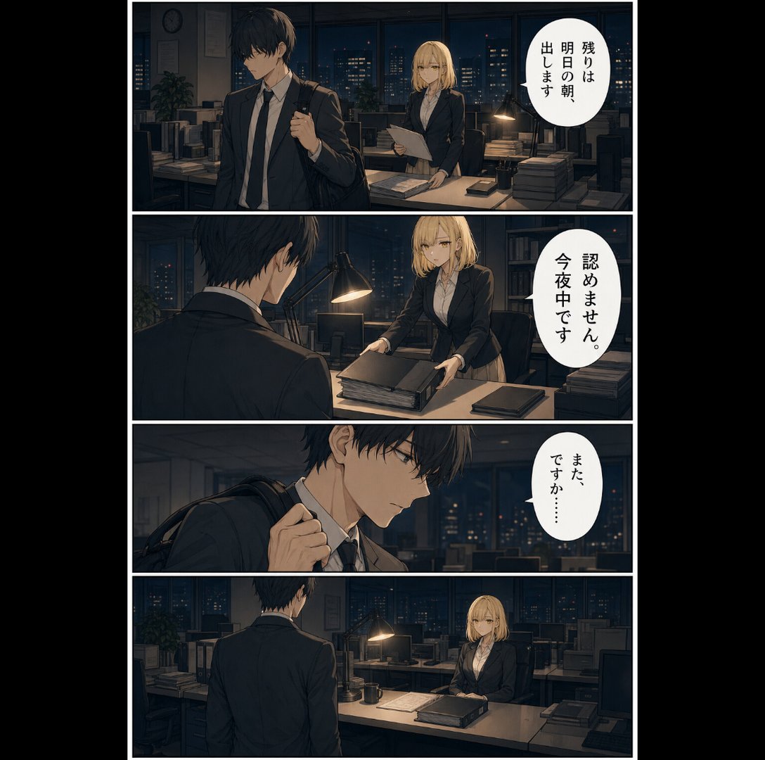 【エロ漫画】オフィスで逆襲!理不尽パワハラに耐えかねた部下が爆乳を犯し肉奴●に落とす一夜【モザイク版】(かわいいラボ)【s886atrlw01386】 オフィスで逆襲!理不尽パワハラに耐えかねた部下が爆乳を犯し肉奴●に落とす一夜【モザイク版】|かわいいラボ|エロ漫画 4ページ目