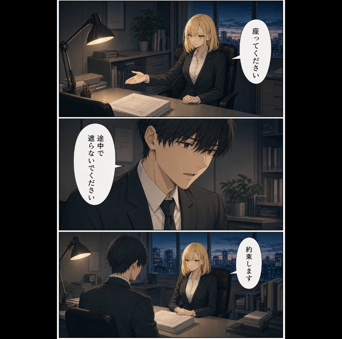 【エロ漫画】オフィスで逆襲!理不尽パワハラに耐えかねた部下が爆乳を犯し肉奴●に落とす一夜【モザイク版】(かわいいラボ)【s886atrlw01386】 オフィスで逆襲!理不尽パワハラに耐えかねた部下が爆乳を犯し肉奴●に落とす一夜【モザイク版】|かわいいラボ|エロ漫画 9ページ目