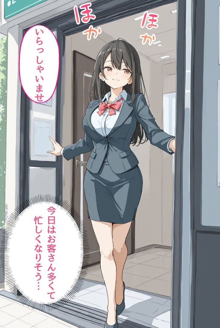 スーツ姿の美人OLが強盗の凶器よりチ○ポに屈服…完全メス落ち【モザイク版】｜かわいいラボ｜エロ漫画 5ページ目