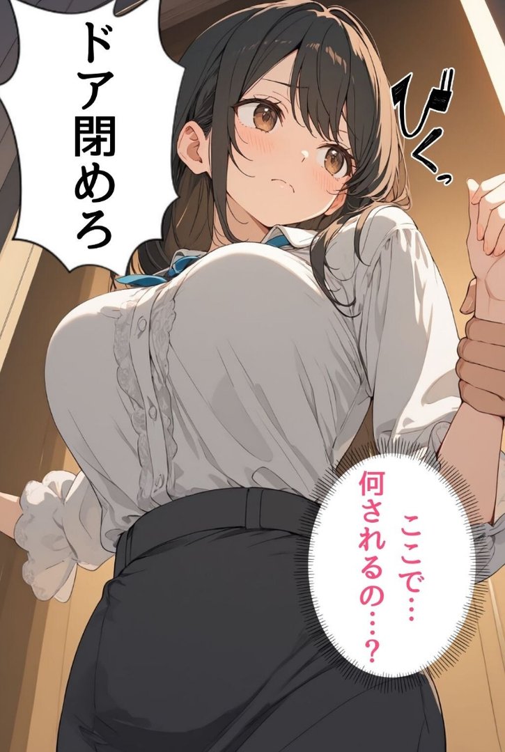 スーツ姿の美人OLが強盗の凶器よりチ○ポに屈服…完全メス落ち【モザイク版】｜かわいいラボ｜エロ漫画 12ページ目