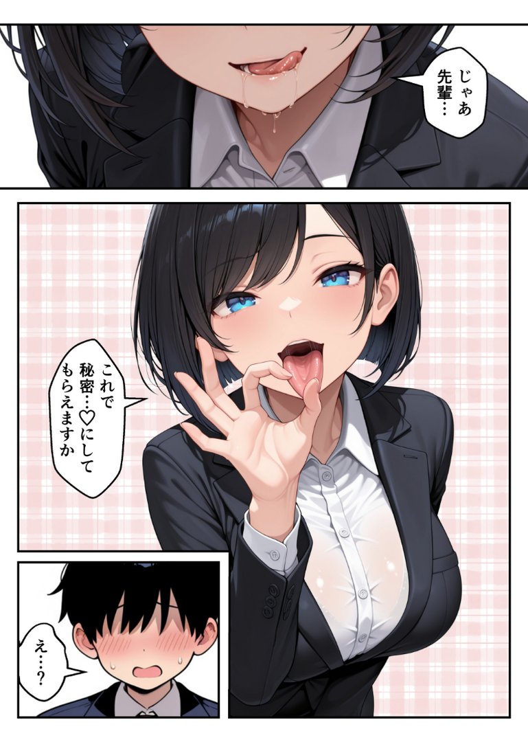 【エロ漫画】見た目120点の後輩新卒OLを教育するはずが逆に射精管理された【モザイク版】(あふれだすにじる)【s886atrlw01396】 見た目120点の後輩新卒OLを教育するはずが逆に射精管理された【モザイク版】|あふれだすにじる|エロ漫画 8ページ目