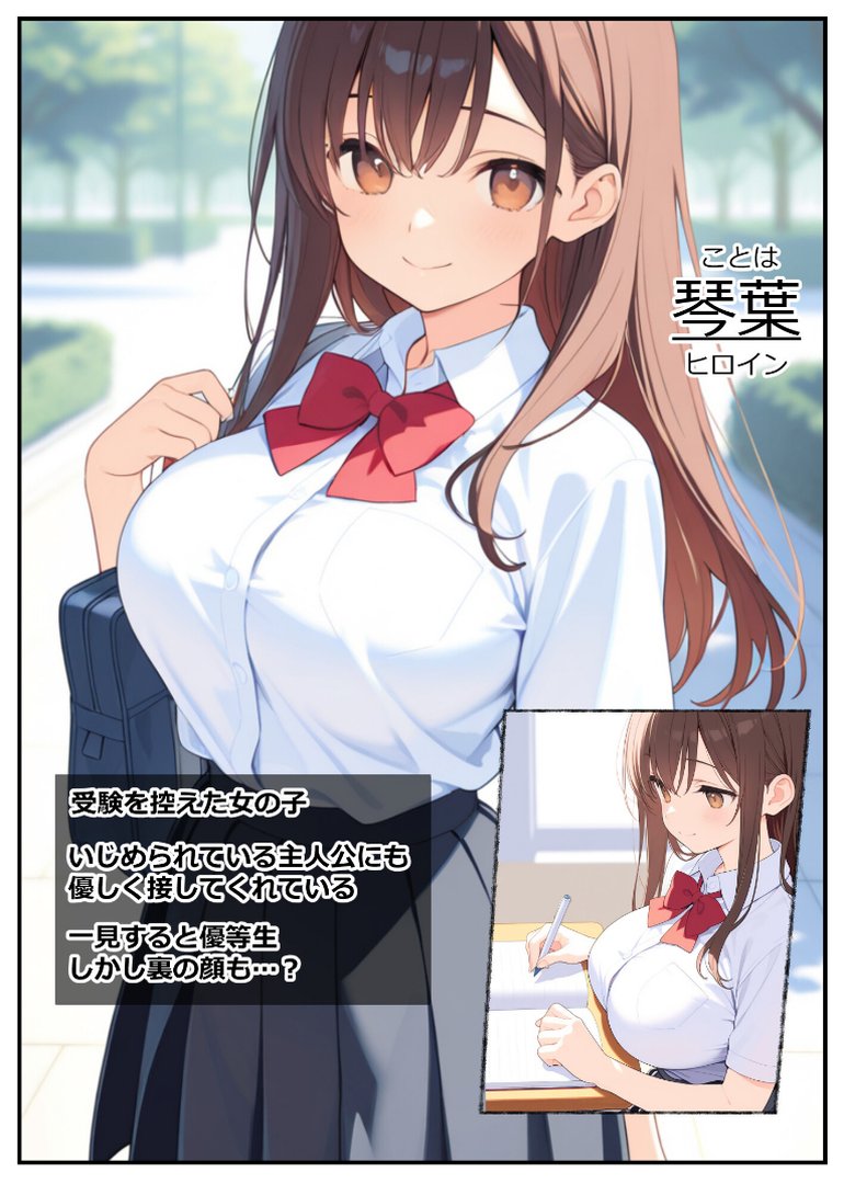 優等生にハメられたので復讐します。【モザイク版】｜ルスタ｜エロ漫画 1ページ目