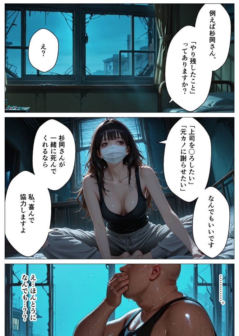 もう死ぬから好きに犯して【モザイク版】｜オナット製造｜エロ漫画 9ページ目