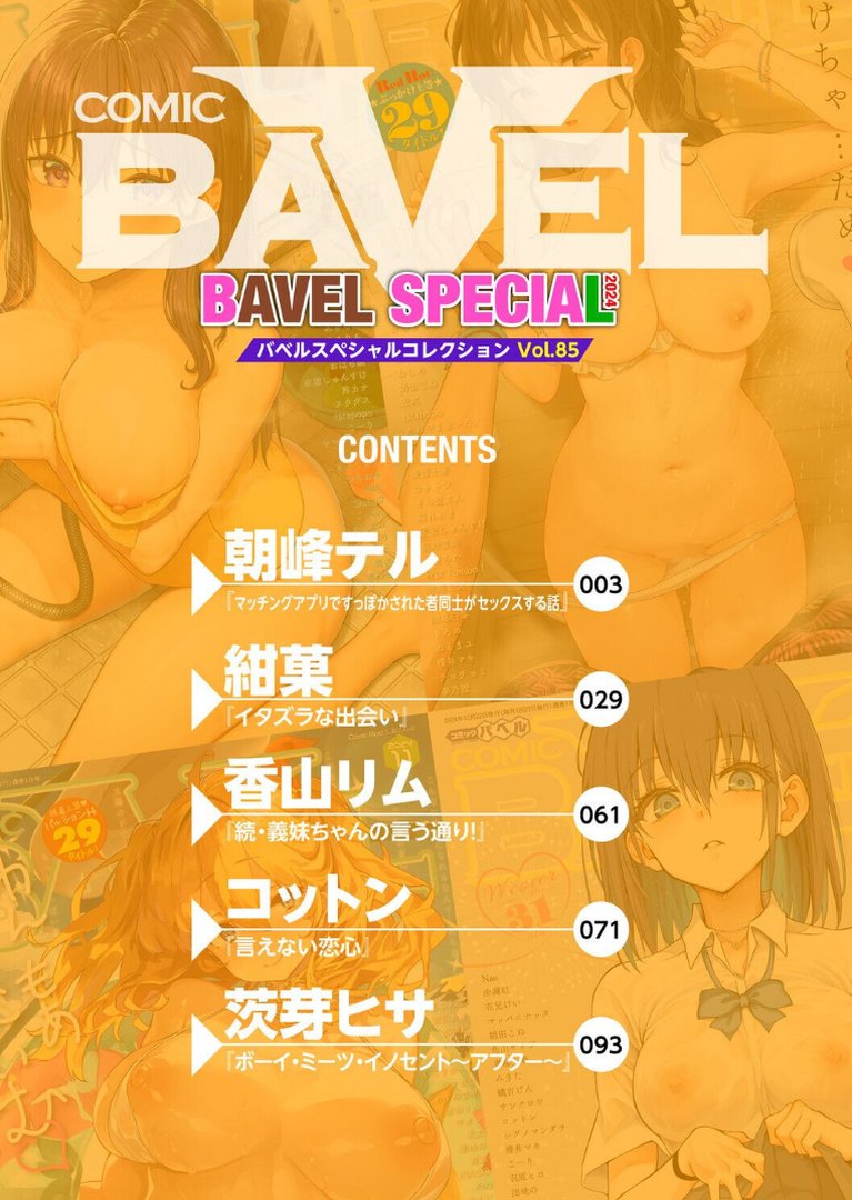 COMIC BAVEL SPECIAL COLLECTION（コミックバベル スペシャルコレクション）VOL85｜朝峰テル｜エロ漫画 1ページ目