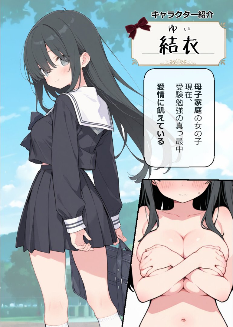 父親のいない地味な娘とオジサン家庭教師【モザイク版】｜ルスタ｜エロ漫画 1ページ目