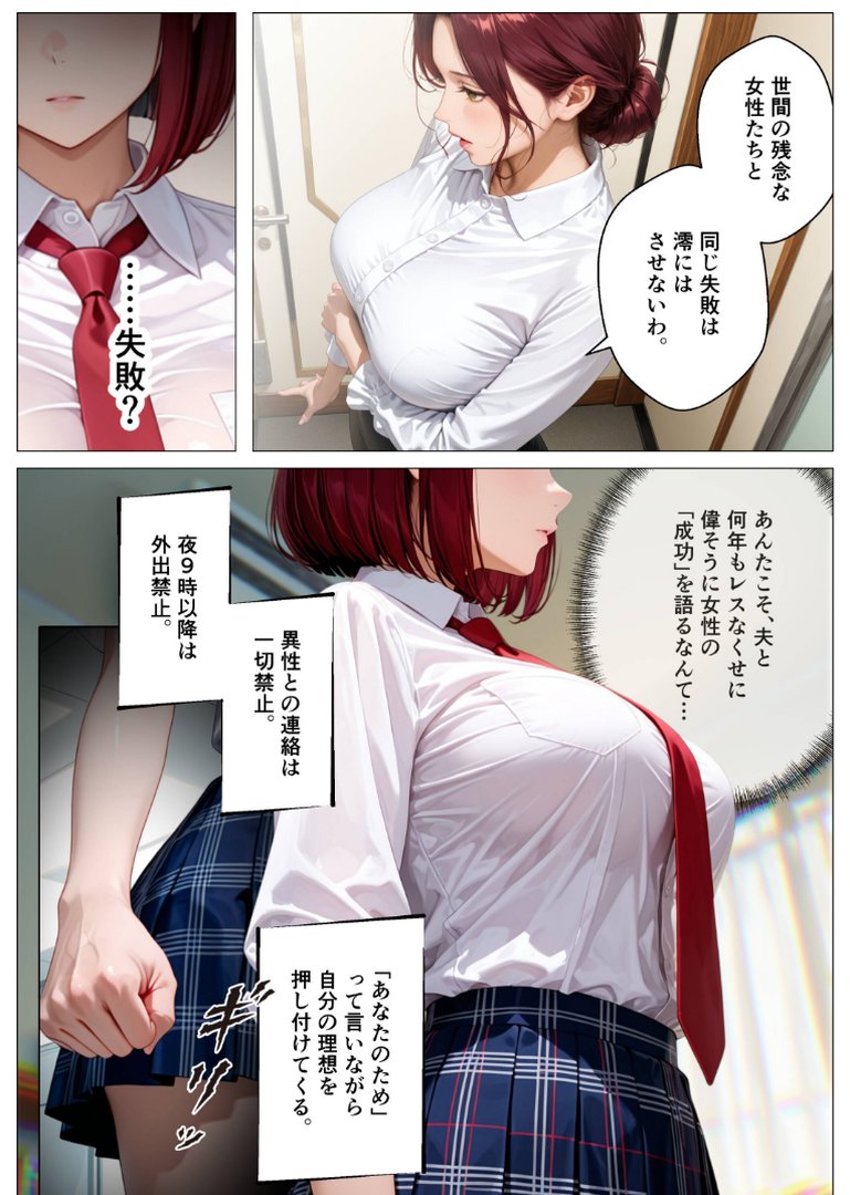 【エロ漫画】家族乗っ取り計画 〜厳格母を完全支配し家族を乗っ取ってみた〜【モザイク版】(オナット製造)【s886atrlw01519】 家族乗っ取り計画 〜厳格母を完全支配し家族を乗っ取ってみた〜【モザイク版】|オナット製造|エロ漫画 3ページ目