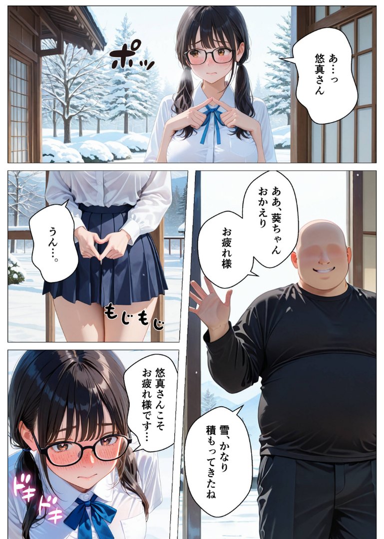 【エロ漫画】元上司に隠れて大事な巨乳JK愛娘を放尿アクメさせてみた話【モザイク版】(オナット製造)【s886atrlw01520】 元上司に隠れて大事な巨乳JK愛娘を放尿アクメさせてみた話【モザイク版】|オナット製造|エロ漫画 1ページ目