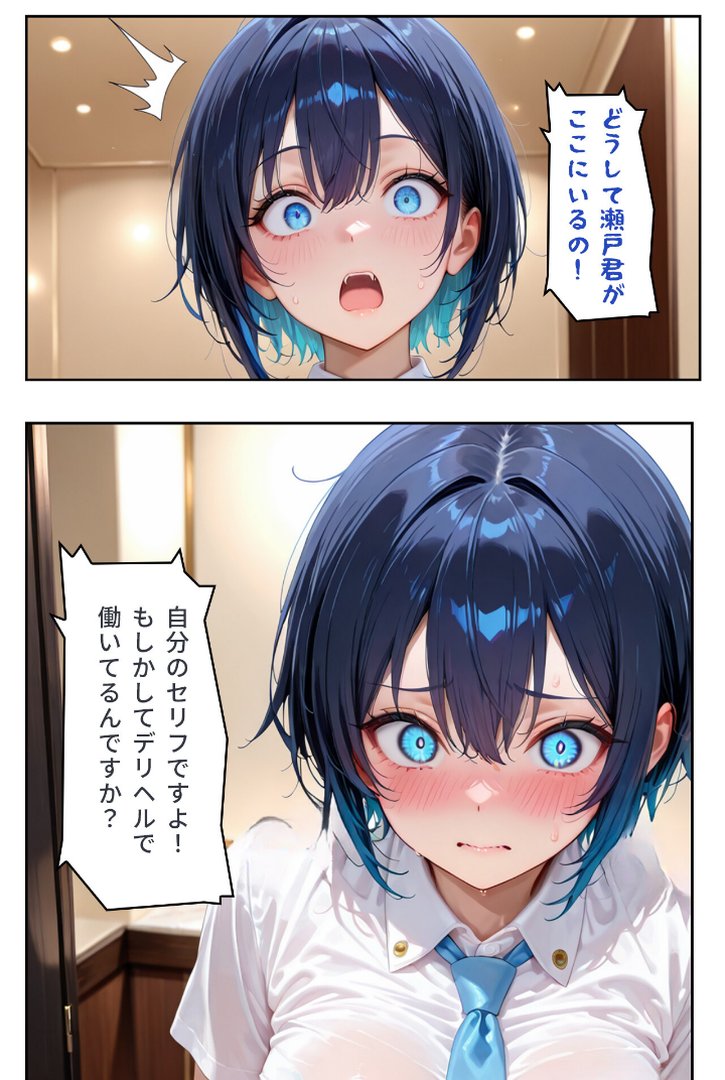デリヘルを呼んだら性悪な上司が来た【モザイク版】｜オナット製造｜エロ漫画 6ページ目