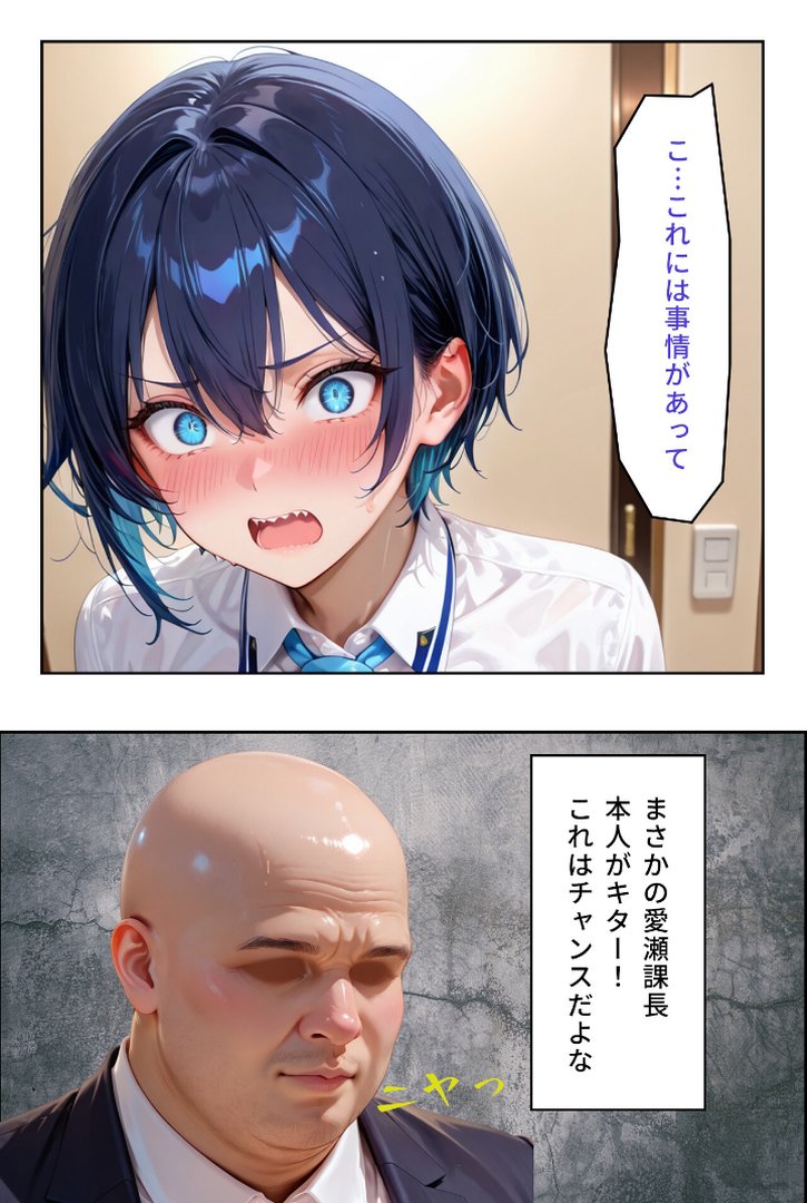 デリヘルを呼んだら性悪な上司が来た【モザイク版】｜オナット製造｜エロ漫画 7ページ目