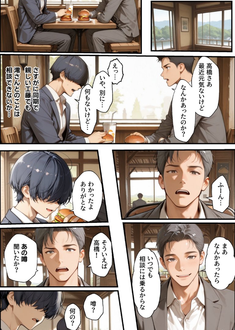 職場の先輩爆乳OLと禁断の温泉一泊【白抜き修正版】｜ナルミコ｜エロ漫画 12ページ目